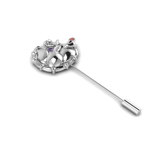 Cigar Savy Dawg Lapel Pin