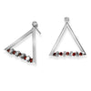 The Crimson Triangle - Earrings