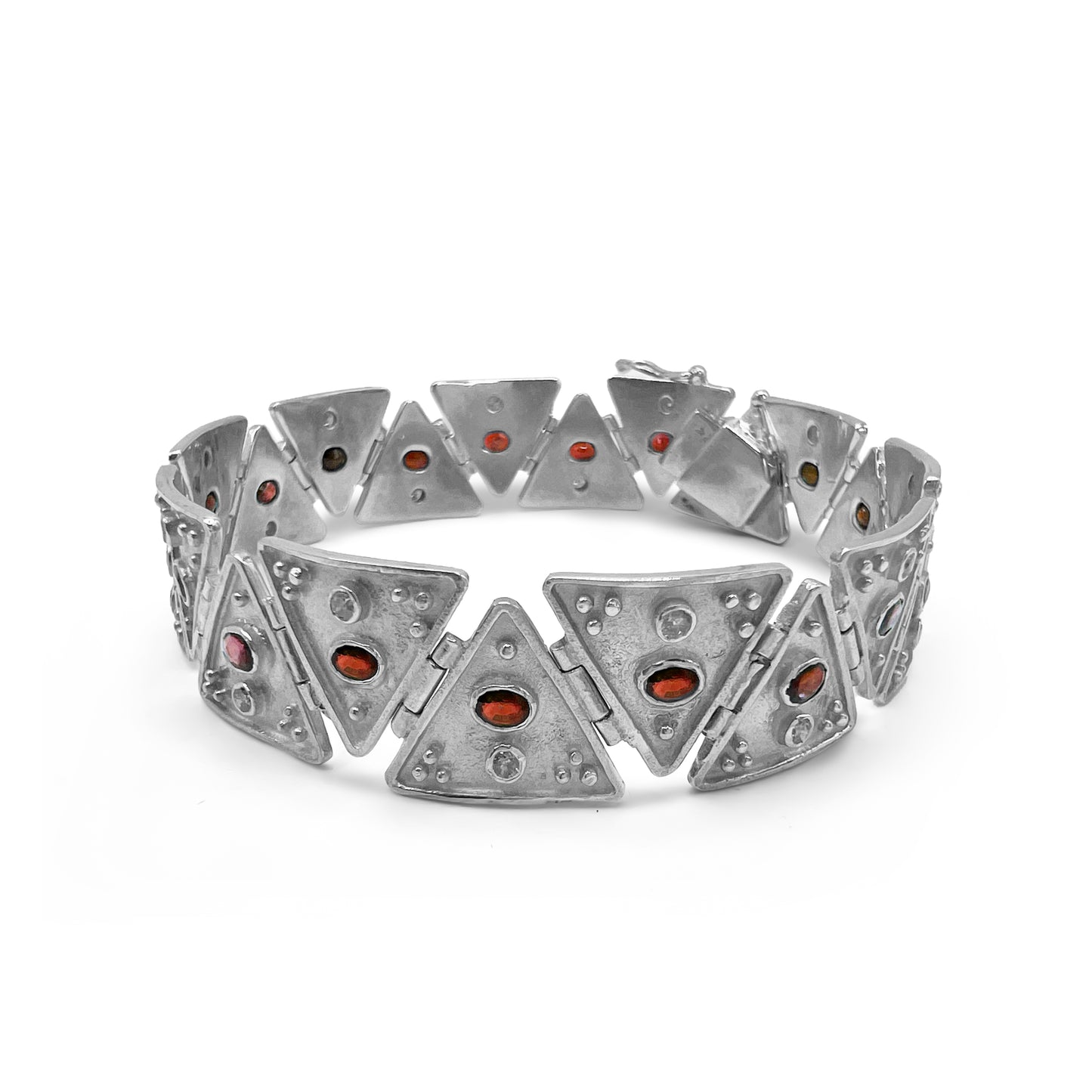 Silver Double Triangle Bracelet