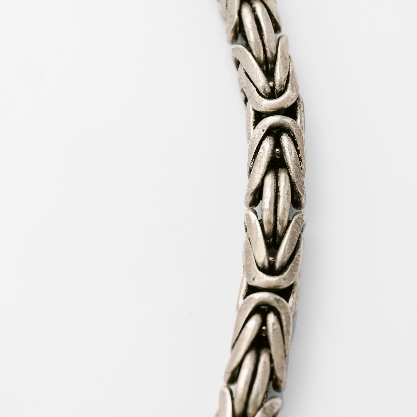 Handwoven Byzantine Rounded Chain Necklace