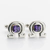 Purple Essence Collection – Amethyst Cufflinks