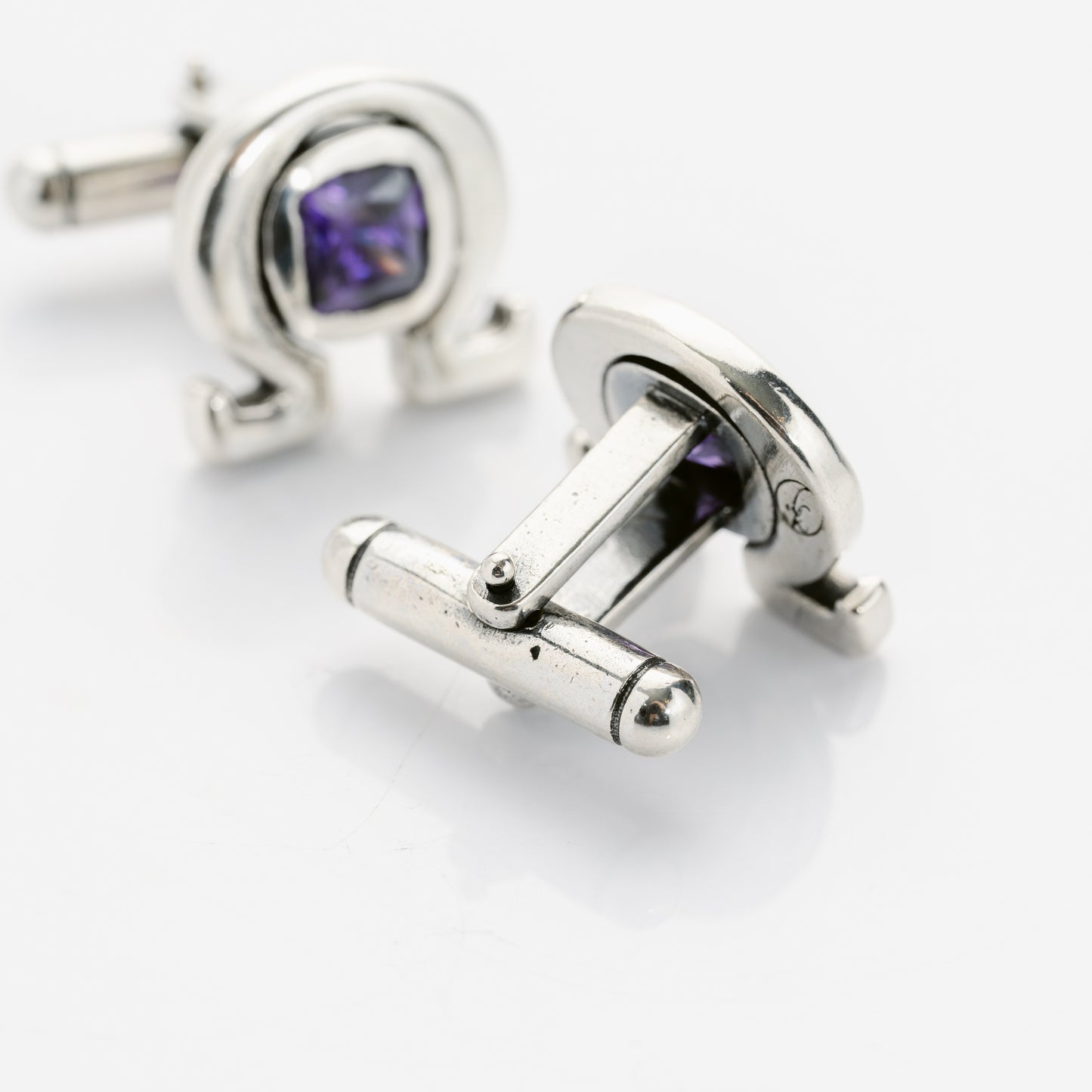 Purple Essence Collection – Amethyst Cufflinks