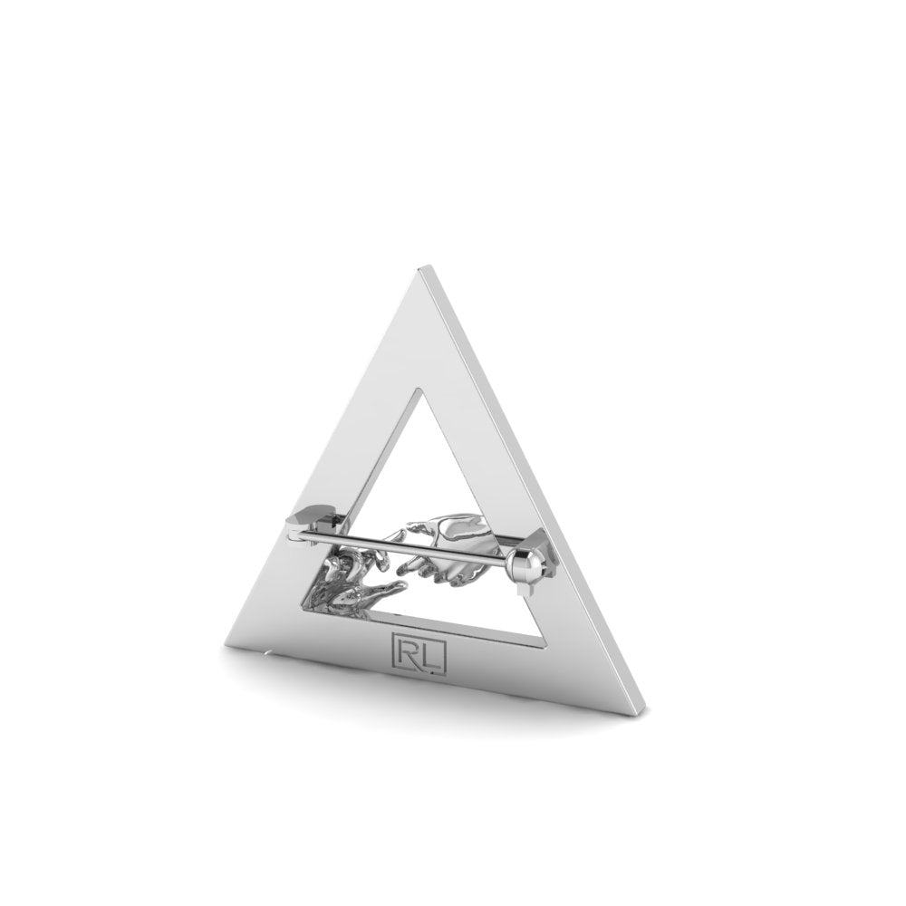 The Crimson Sisterhood Pin - Symbol of Sisterhood and Connection