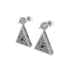 Delta Filigree Drop Earring