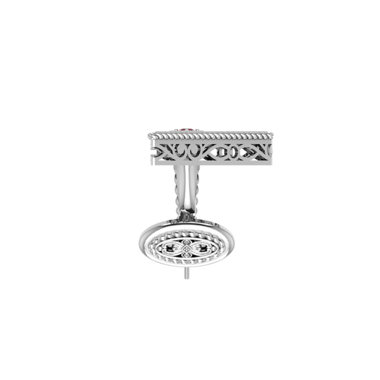 Crimson Collection – Ruby Cufflinks