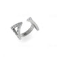 Double Delta Ring 22 Stones