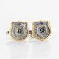 Next Generation Omega Cufflinks Gold Plated Frame