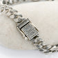 Filigree Center Stone Round/Square Alternating Bracelet (SM)