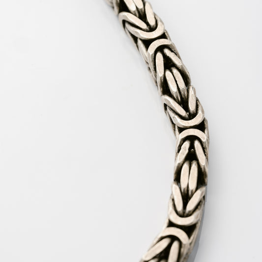 Classic Byzantine Square Chain Necklace