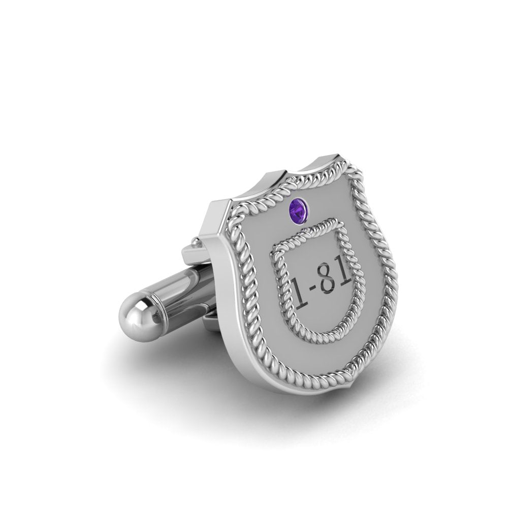 Next Generation Amethyst Cufflinks